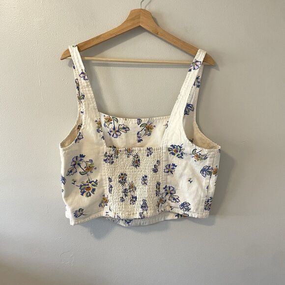 Anthropologie Pilcro Kailey Floral Corset Top Sz XL - Picture 6 of 7